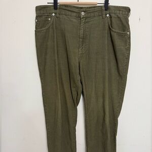 Casual Lands’ End Olive Green Pants